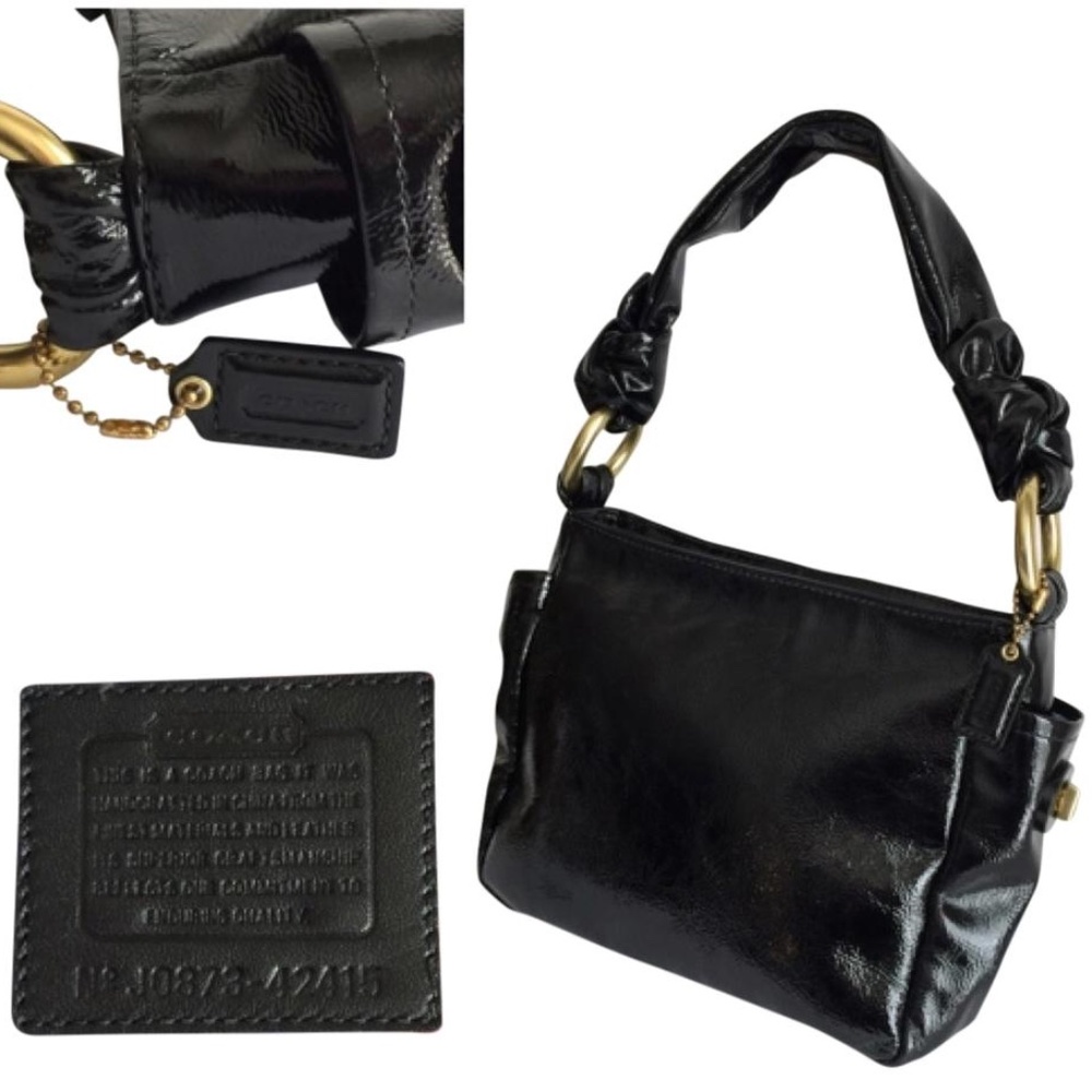 Resort J0873 - 42415 Black Patent Leather Shoulder